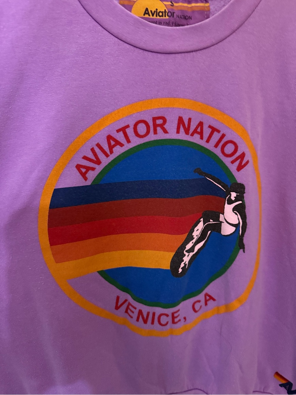 Aviator Nation Purple Sweatshirt - Picture 3 of 7
